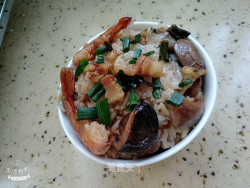 香菇虾干豆饭