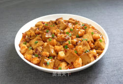 虾仁焖豆腐