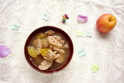 莲藕苹果排骨汤