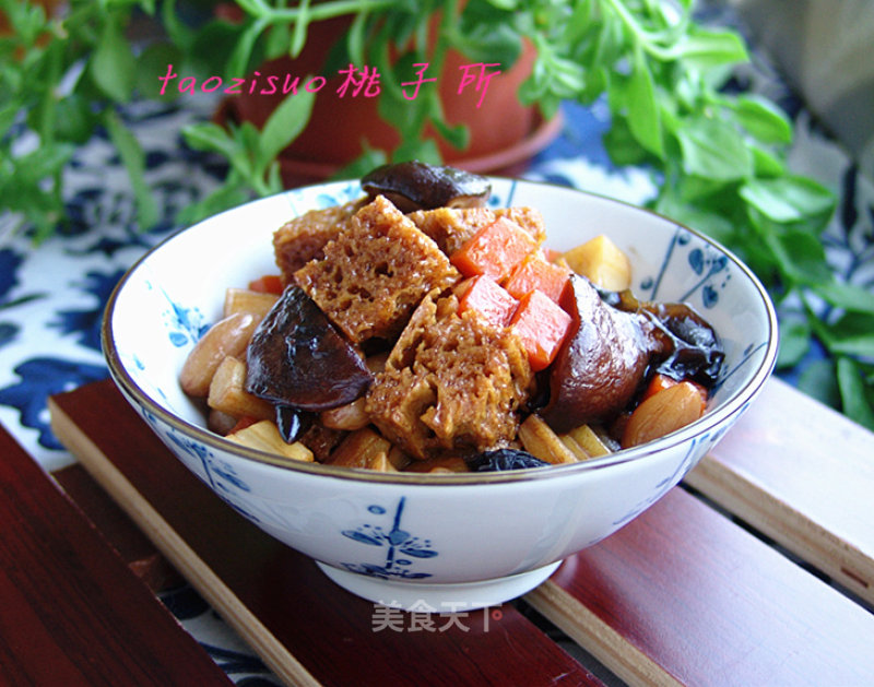蜜汁什锦烤麸