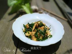 虾卷炒韭菜