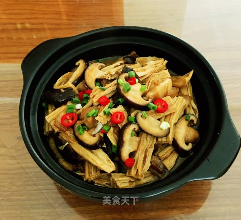 香菇烧腐竹