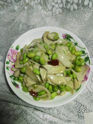 杏鲍菇炒毛豆