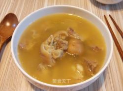 【四川】耙豌豆蹄花汤