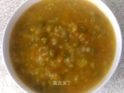南瓜绿豆粥