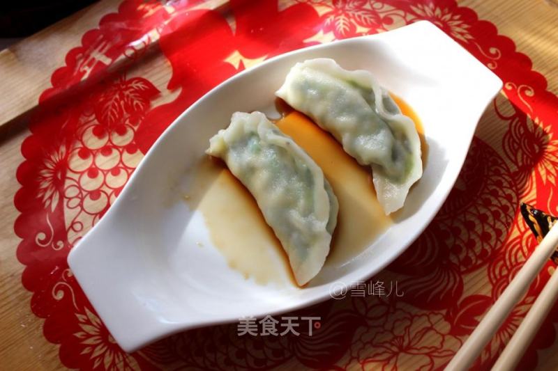 豆腐韭菜饺子