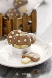 感恩小蘑菇饼干——萌萌哒的饼干