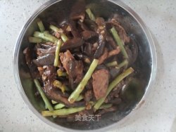 清香茄子豆角炒肉