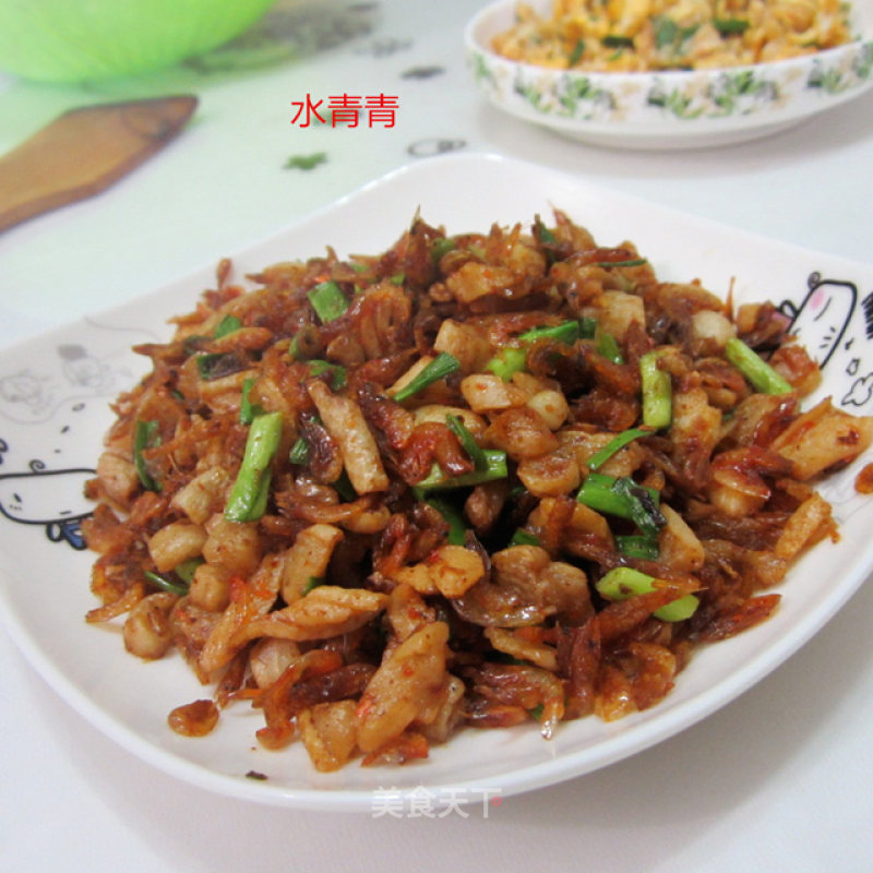 干萝卜炒米虾