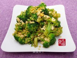 咸蛋炒青花椰 ☆咸蛋炒蔬7