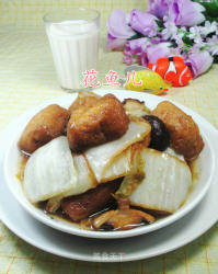 油豆腐香菇白菜