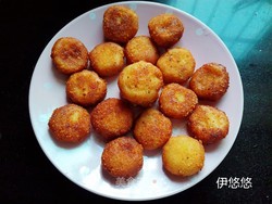 红薯豆沙饼