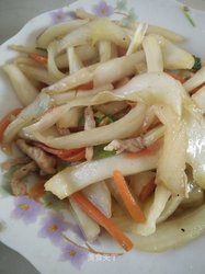 大白菜炒肉丝