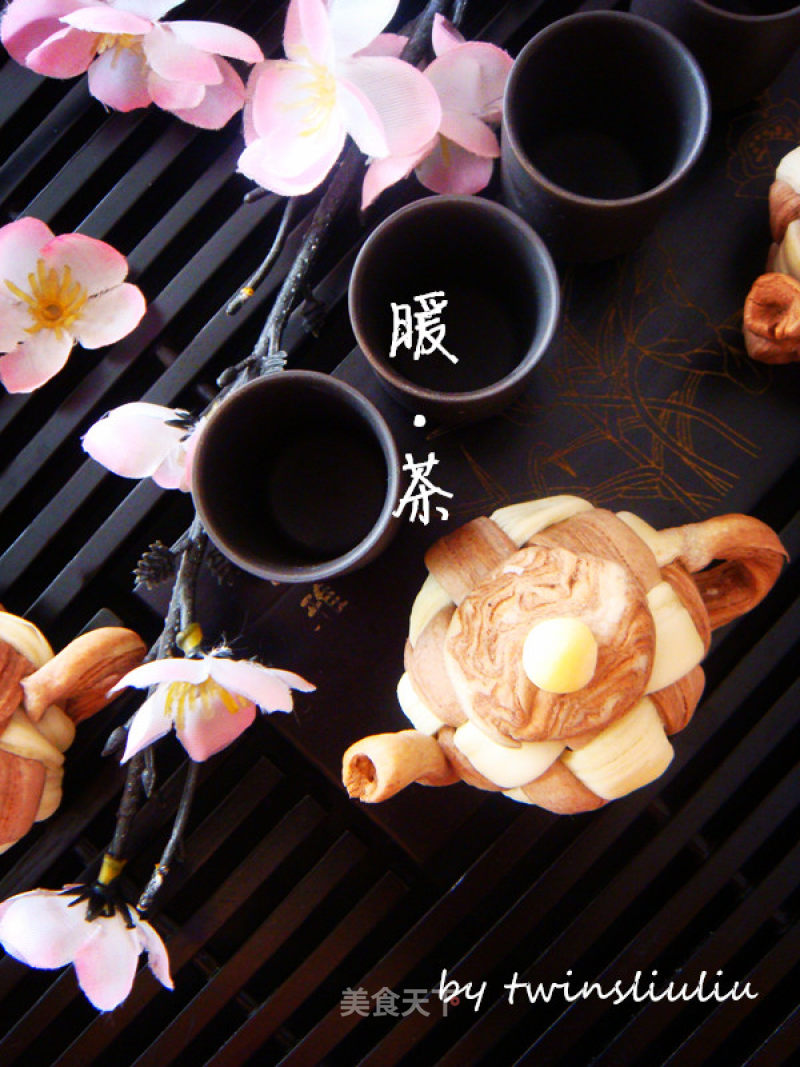 #柏翠大赛#中式点心冬日暖茶知足壶