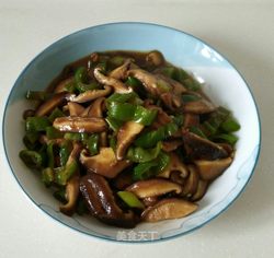 小炒香菇