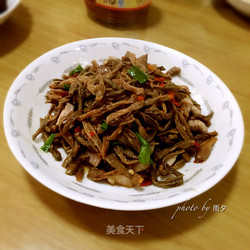 豇豆干炒肉