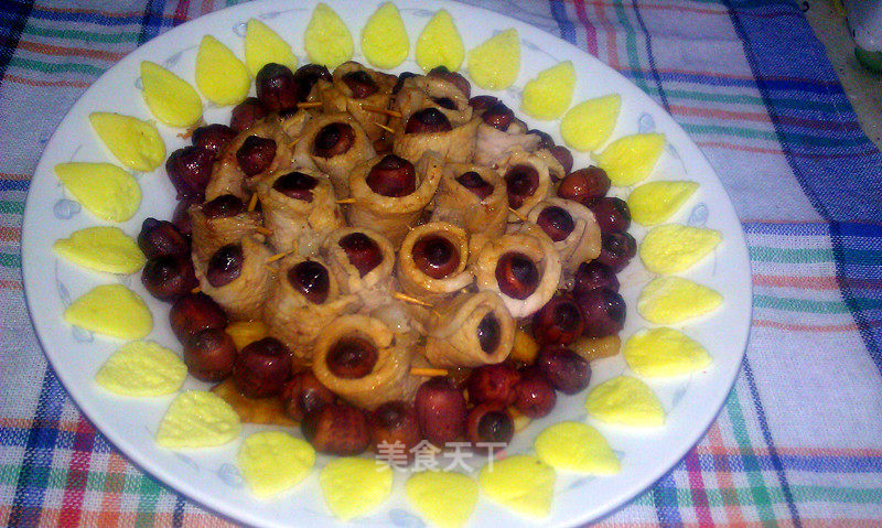 葵花莲子扣茭白