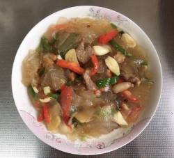 绿豆粉炒肉