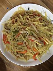土豆丝炒肉丝