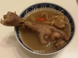 花膠淮山鸡腳汤