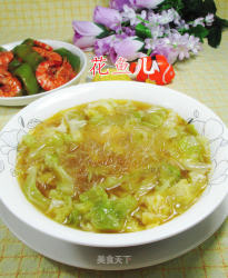 咖喱圆白菜粉丝汤