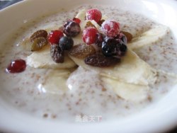 西式早餐——香蕉牛奶粥