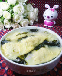 蛋饺紫菜粉丝汤