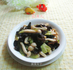 菌菇炒青瓜