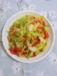 甜椒包菜