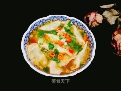 荠菜酸汤水饺