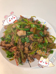 青椒爆炒鸡肉块