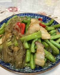 豇豆炒粉条