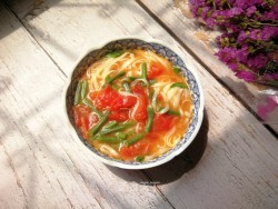 西红柿豆角汤面