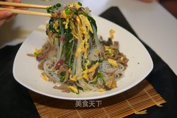 牛肉粉丝拌杂菜