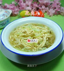 榨菜丝夜开花煮干丝