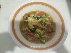 菠菜西红柿鸡蛋汤