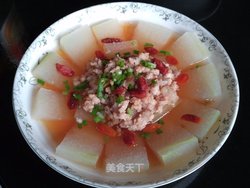 肉末蒸冬瓜