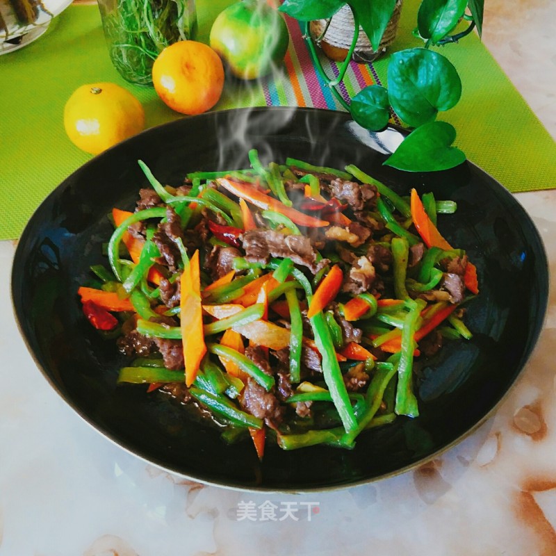 蛇瓜炒牛肉