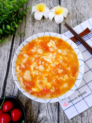 【天津】西红柿鸡蛋疙瘩汤
