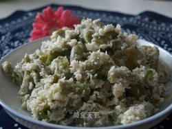 【豆角蒸饭】---夏日的味道