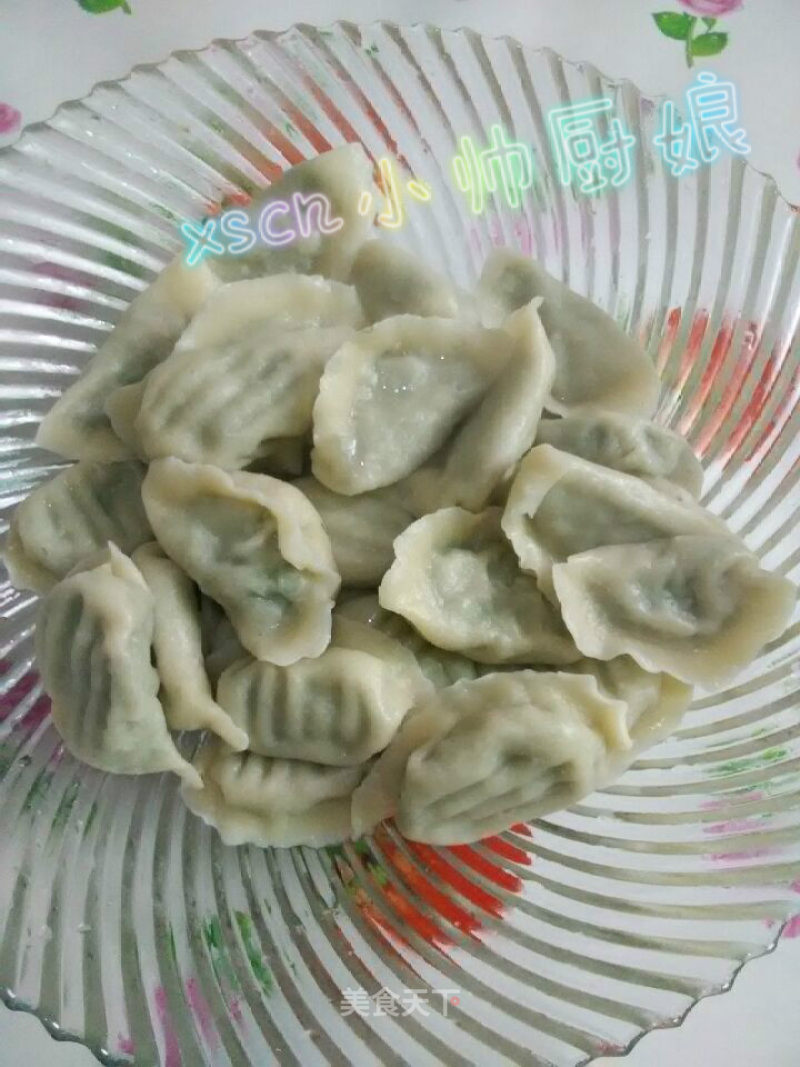 鲜亮素饺子~木耳旱黄瓜鸡蛋大素饺儿