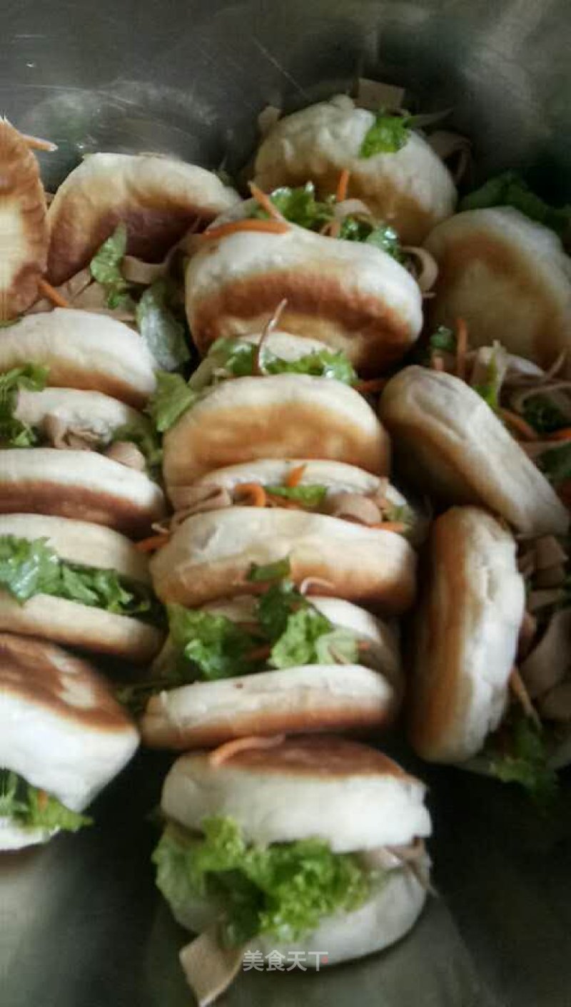 饼夹菜