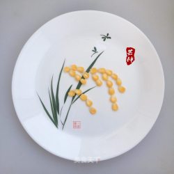 二十四节气餐盘画——芒种