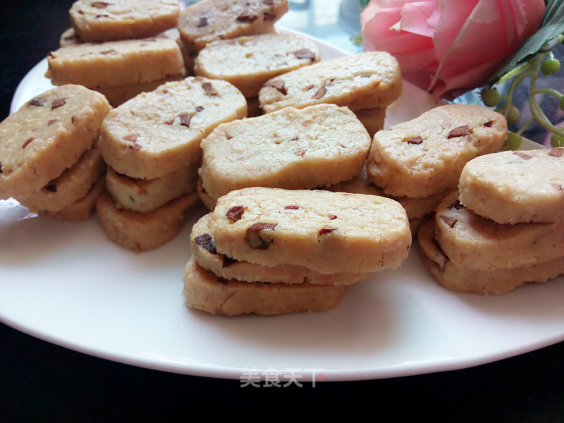 红枣花生碎黄油饼干