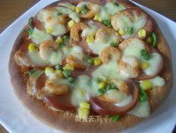 火腿虾仁披萨
