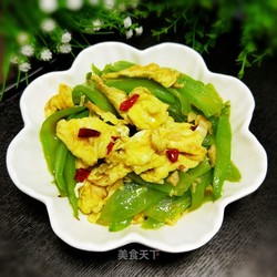 莴笋炒鸡蛋