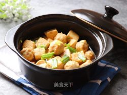 肉丸豆腐砂锅煲