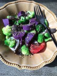 紫薯西兰花杂蔬沙拉