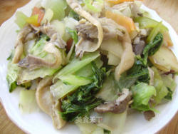 家常菜----鲜蘑炒白菜