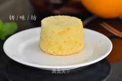 【香橙海绵杯子蛋糕】